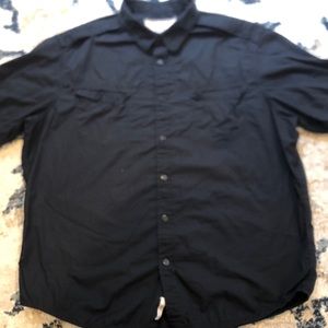 DKNY Short Sleeve Button Up Sz XL